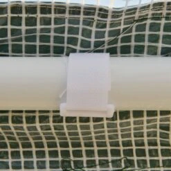 Outsunny 20' X 10' X 8' Heavy-duty Greenhouse, Walk-in Hot House With Windows And Roll Up Door, PE Cover, Steel Frame, White -Outsunny 08f10b17e681f84c0