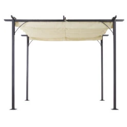 Outsunny 10' X 10' Outdoor Retractable Pergola Canopy, Metal Patio Shade Shelter For Backyard, Porch Party, Garden, Grill Gazebo, Beige 15 Outsunny 10' X 10' Outdoor Retractable Pergola Canopy, Metal Patio Shade Shelter For Backyard, Porch Party, Garden, Grill Gazebo, Beige -Outsunny 0TK75618243e784f7