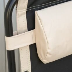 Outsunny Foldable Outdoor Lounge Chair With Footrest, Oversized Padded Zero Gravity Lounge Chair With Headrest, Cup Holders, Armrests, For Camping, Lawn, Garden, Pool, Beige -Outsunny 0YX40917e68e8f5c5