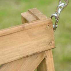 Outsunny 2 Person Porch Swing, Patio Swing, Outdoor Swing Bench With Pine Wood Frame And Hanging Chains For Garden And Yard, 550 Lbs Weight Capacity, X Shaped Design, Natural -Outsunny 0pMd4d1808909a7fc