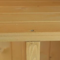 Outsunny 3' X 5' Wooden Outdoor Storage Cabinet, Garden Sheds & Outdoor Storage With Asphalt Roof & 2 Large Wood Doors With Lock, Natural -Outsunny 16G3d618171d372cc