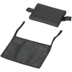 Outsunny Outdoor Rocking Chair, Chaise Lounge Pool Chair For Sun Tanning, Sunbathing, A Rocker With Side Pocket, Armrests & Pillow For Patio, Lawn, Beach, Black -Outsunny 1cheb117e68d6a372