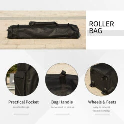 Outsunny 10' X 20' Pop Up Canopy Tent With Sidewalls & Doors, Instant Tents For Parties With Wheeled Carry Bag, Height Adjustable, For Outdoor, Garden, Patio, Blue 19 Outsunny 10' X 20' Pop Up Canopy Tent With Sidewalls & Doors, Instant Tents For Parties With Wheeled Carry Bag, Height Adjustable, For Outdoor, Garden, Patio, Blue -Outsunny 1fv75617fe7fbf679