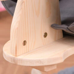 Outsunny Baby Swing Seat Wooden Toy Horse With Cotton Cushion Pillow Indoor Outdoor -Outsunny 1g19f817e6b69cab8