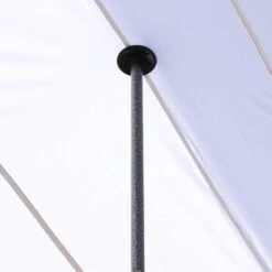 Outsunny 10' X 20' Pop Up Canopy Tent, Instant Sun Shelter, Tents For Parties, Height Adjustable, With Wheeled Carry Bag, For Outdoor, Garden, Patio, White -Outsunny 1m81b617e7159930f