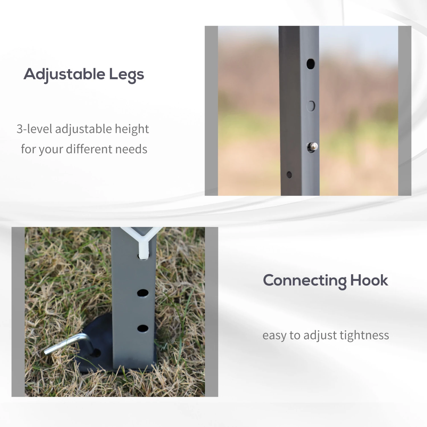 Outsunny 19' X 10' Outdoor Gazebo Pop Up Canopy Party Tent With Carrying Bag, Coffee 7 Outsunny 19' X 10' Outdoor Gazebo Pop Up Canopy Party Tent With Carrying Bag, Coffee - Image 7