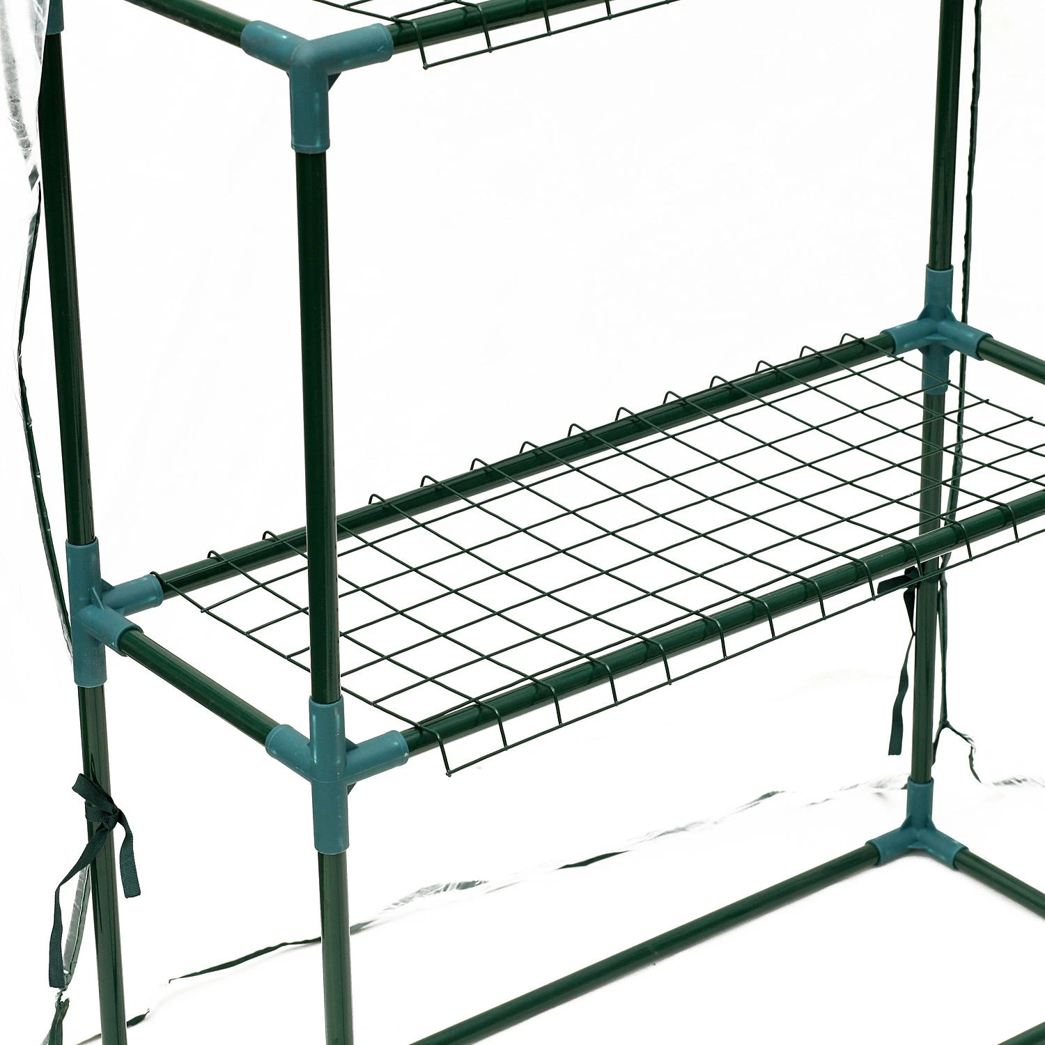 Outsunny 4.5' X 2.5' X 6.5' Outdoor Portable Walk-In Greenhouse With Shelves 12 Outsunny 4.5' X 2.5' X 6.5' Outdoor Portable Walk-In Greenhouse With Shelves - Image 12