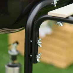 Outsunny 19” Steel Porcelain Portable Outdoor Charcoal Barbecue Grill -Outsunny 2sLf1817e677ac471