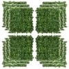 Outsunny 12 PCS 20" X 20" Artificial Boxwood Wall Panel Sweet Potato Leaf Privacy Fence