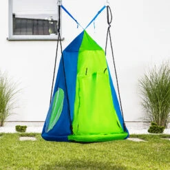 Outsunny Kids Pod Swing, Waterproof Flat/Tent Chair Seat, Ventilating Hanging Swing, With Screen Window, Rolling Door, For Indoor & Outdoor Use, Green 21 Outsunny Kids Pod Swing, Waterproof Flat/Tent Chair Seat, Ventilating Hanging Swing, With Screen Window, Rolling Door, For Indoor & Outdoor Use, Green -Outsunny 3l0f15180b7925dd1