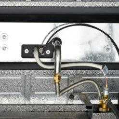 Outsunny 42 Inch Outdoor Propane Gas Fire Pit Table, 50,000 BTU Auto-Ignition Rectangular Gas Firepit With Slat Tabletop, Lid, Lava Rocks, Rain Cover, CSA Certification, Black -Outsunny 3zo3d617f2768ba34