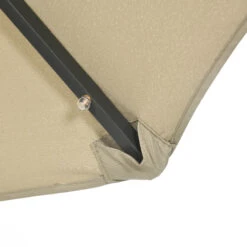 Outsunny 10ft Double-sided Patio Umbrella With Solar Lights And Sandbag Base, Outdoor Umbrella With Push Button Tilt, Crank, Air Vents For Garden, Backyard, Deck, Pool, Market, Coffee -Outsunny 5F63d61864a938bb8