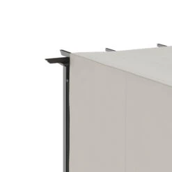 Outsunny 10' X 10' Patio Pergola With Retractable Canopy And Weather-Resistant Steel Frame, Backyard Sun Shade Canopy Cover Shelter For Porch Party, Garden, Grill Gazebo, White -Outsunny 7eSd4d18056cff6ba