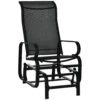 Outsunny Outdoor Patio Sling Fabric Swing Glider Rocker Chair