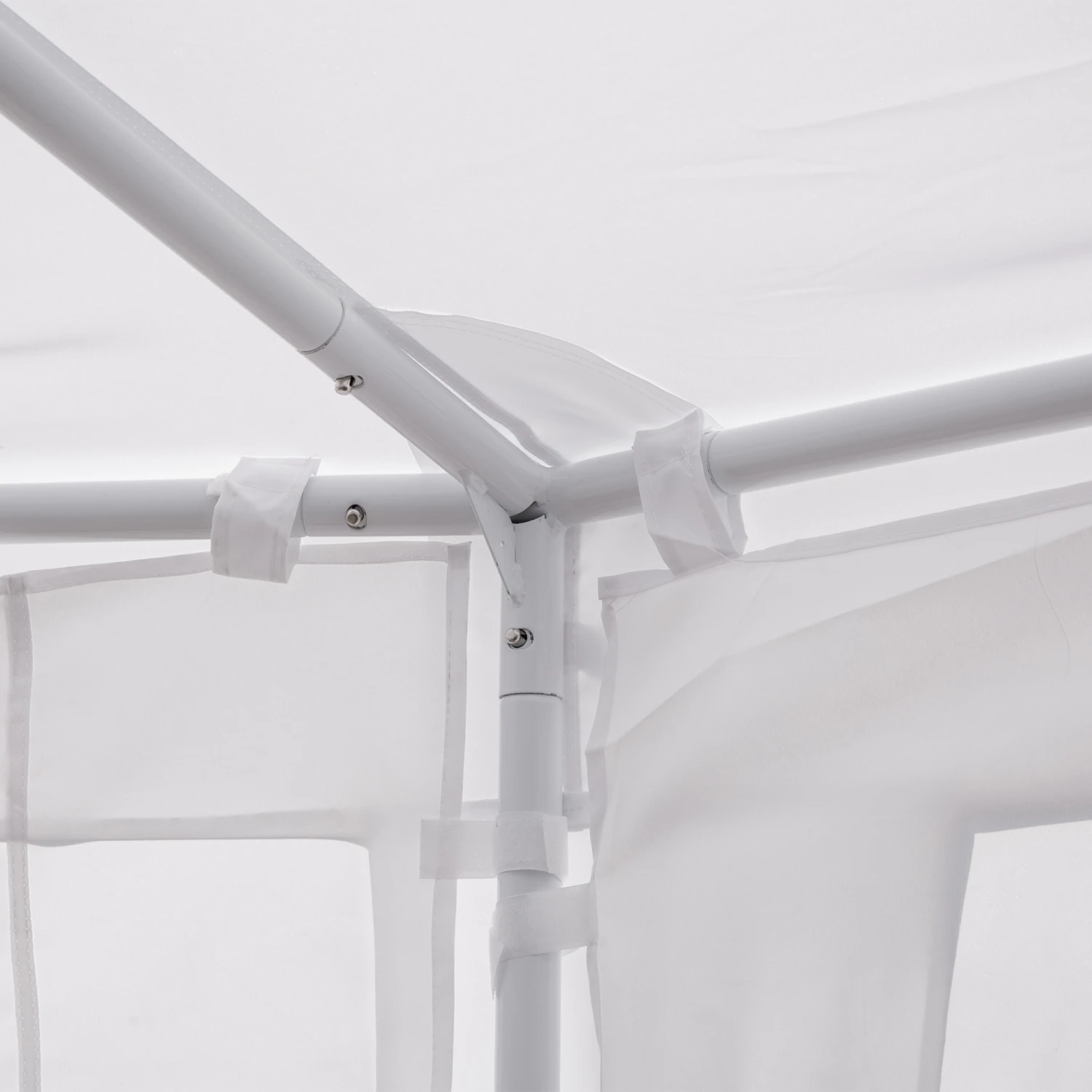 Outsunny 22' X 16' Canopy Party Event Tent With 2 Pull-Back Doors, Column-Less Event Space, & 8 Cathedral Windows 11 Outsunny 22' X 16' Canopy Party Event Tent With 2 Pull-Back Doors, Column-Less Event Space, & 8 Cathedral Windows - Image 11