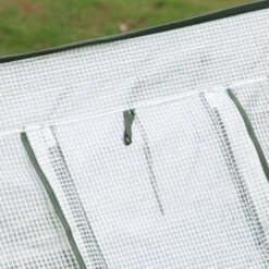 Outsunny Pop Up Greenhouse Mini Warm House Sunshine Room With Roll Up Doors And Portable Zipper Bag For Plants Outdoor, 95" X 47" X 30" -Outsunny 9tJ0ff17f91360741