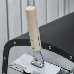 Outsunny Outdoor Pizza Oven, Portable Pellet Wood Fired Pizza Maker, 12" Stainless Steel Pizza Grill With Stone And Peel Accessories For Outside, Backyard, Outdoor Kitchen -Outsunny A3Sac717ed344cdf8