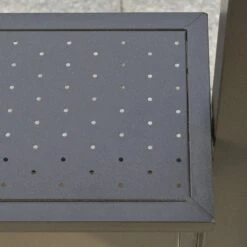 Outsunny 8'x5' BBQ Grill Gazebo With 2 Side Shelves, Outdoor Double Tiered Interlaced Polycarbonate Roof With Steel Frame, Brown -Outsunny Cs1eac17e6afbebd9