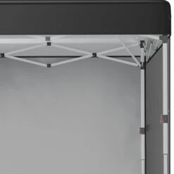 Outsunny 10' X 10' Pop Up Canopy Tent With 3 Sidewalls, Leg Weight Bags And Carry Bag, Height Adjustable, Instant Party Tent Event Shelter Gazebo For Garden, Patio, Black -Outsunny CwK3d6185c7af2b62