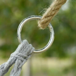 Outsunny Hammock Chair Cotton Rope Porch With Cushion For Indoor Outdoor Using -Outsunny Cxrd4d17fc011f0ac