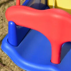 Outsunny Baby Swing Set For Backyard Indoor/Outdoor, Solid Metal Frame With Baby Seat Harness For Kid Age 6-36 Months -Outsunny E5653917e6856754b