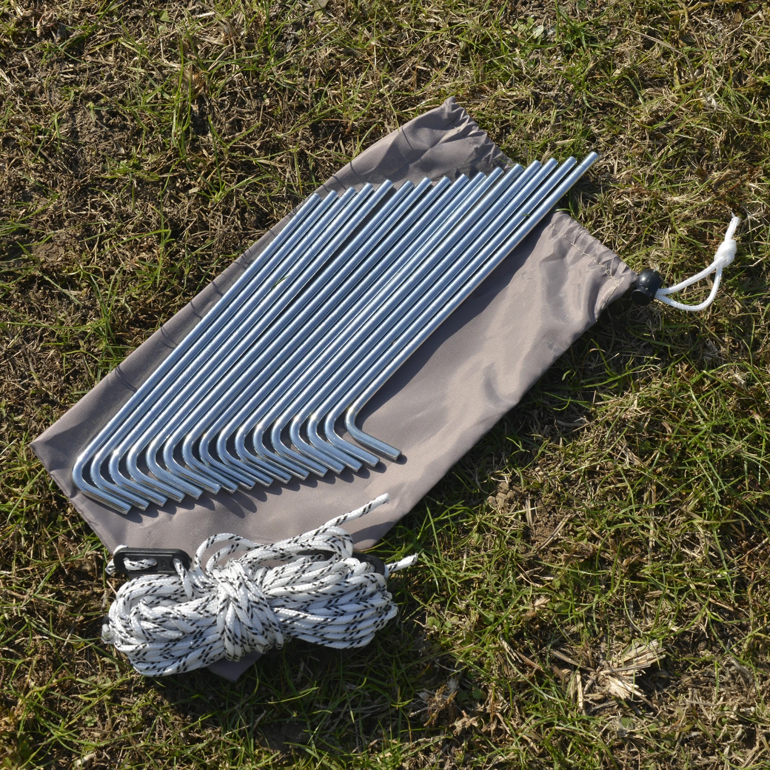 Outsunny 20' X 10' Outdoor Pop Up Canopy Tent Gazebo With 3-Level Adjustable Legs, Roller Bag, & UV-Fighting Canopy 9 Outsunny 20' X 10' Outdoor Pop Up Canopy Tent Gazebo With 3-Level Adjustable Legs, Roller Bag, & UV-Fighting Canopy - Image 9