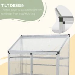 Outsunny 3 Tier Greenhouse Outdoor Plant Garden Transparent Sunlight Board W / Foundation 15 Outsunny 3 Tier Greenhouse Outdoor Plant Garden Transparent Sunlight Board W / Foundation -Outsunny FF7756186727c9db0