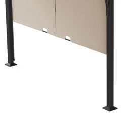 Outsunny 10' X 10' Patio Pergola With Retractable Canopy And Weather-Resistant Steel Frame, Backyard Sun Shade Canopy Cover Shelter For Porch Party, Garden, Grill Gazebo, Beige -Outsunny FcHd4d188fc5e58ed