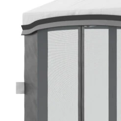 Outsunny 10' X 10' Pop Up Canopy Tent With Netting, Instant Tents For Parties, Height Adjustable, With Wheeled Carry Bag And 4 Sand Bags For Outdoor, Garden, Patio, Gray 17 Outsunny 10' X 10' Pop Up Canopy Tent With Netting, Instant Tents For Parties, Height Adjustable, With Wheeled Carry Bag And 4 Sand Bags For Outdoor, Garden, Patio, Gray -Outsunny Fnh3d6185be1a2f38