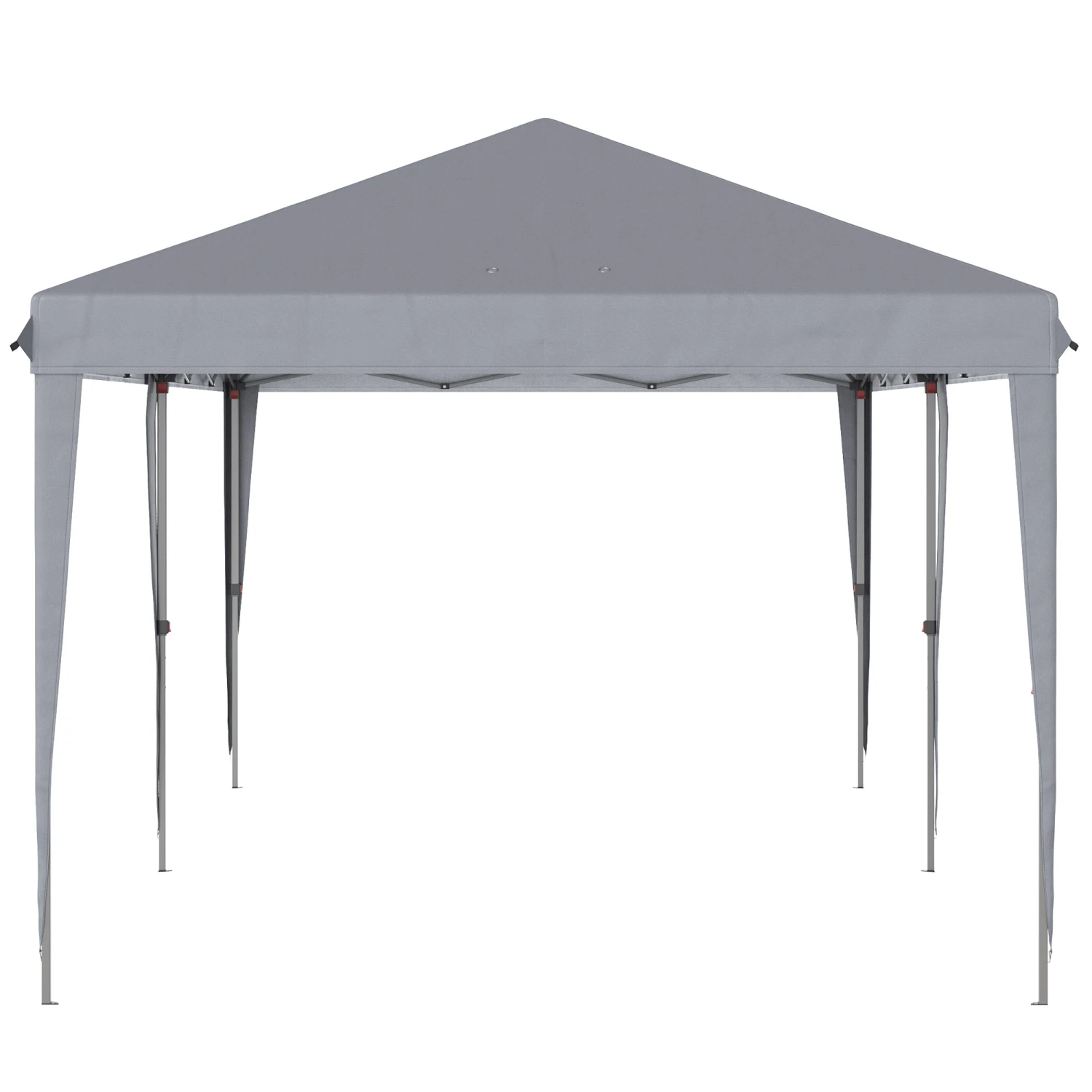 Outsunny 10' X 20' Pop Up Canopy Tent, Heavy Duty Tents For Parties, Outdoor Instant Gazebo Sun Shade Shelter With Carry Bag, For Catering, Events, Wedding, Backyard BBQ, Gray 8 Outsunny 10' X 20' Pop Up Canopy Tent, Heavy Duty Tents For Parties, Outdoor Instant Gazebo Sun Shade Shelter With Carry Bag, For Catering, Events, Wedding, Backyard BBQ, Gray - Image 8