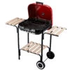Outsunny 19” Steel Porcelain Portable Outdoor Charcoal Barbecue Grill