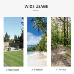 Outsunny Outdoor Hammock With Stand & Accessories, Heavy Duty Wooden Frame, Sun Shade Visor Canopy, Indoor Outside Boho Style Nap Bed, Natural Cotton, White 14 Outsunny Outdoor Hammock With Stand & Accessories, Heavy Duty Wooden Frame, Sun Shade Visor Canopy, Indoor Outside Boho Style Nap Bed, Natural Cotton, White -Outsunny Gz5a0917fe800dff8