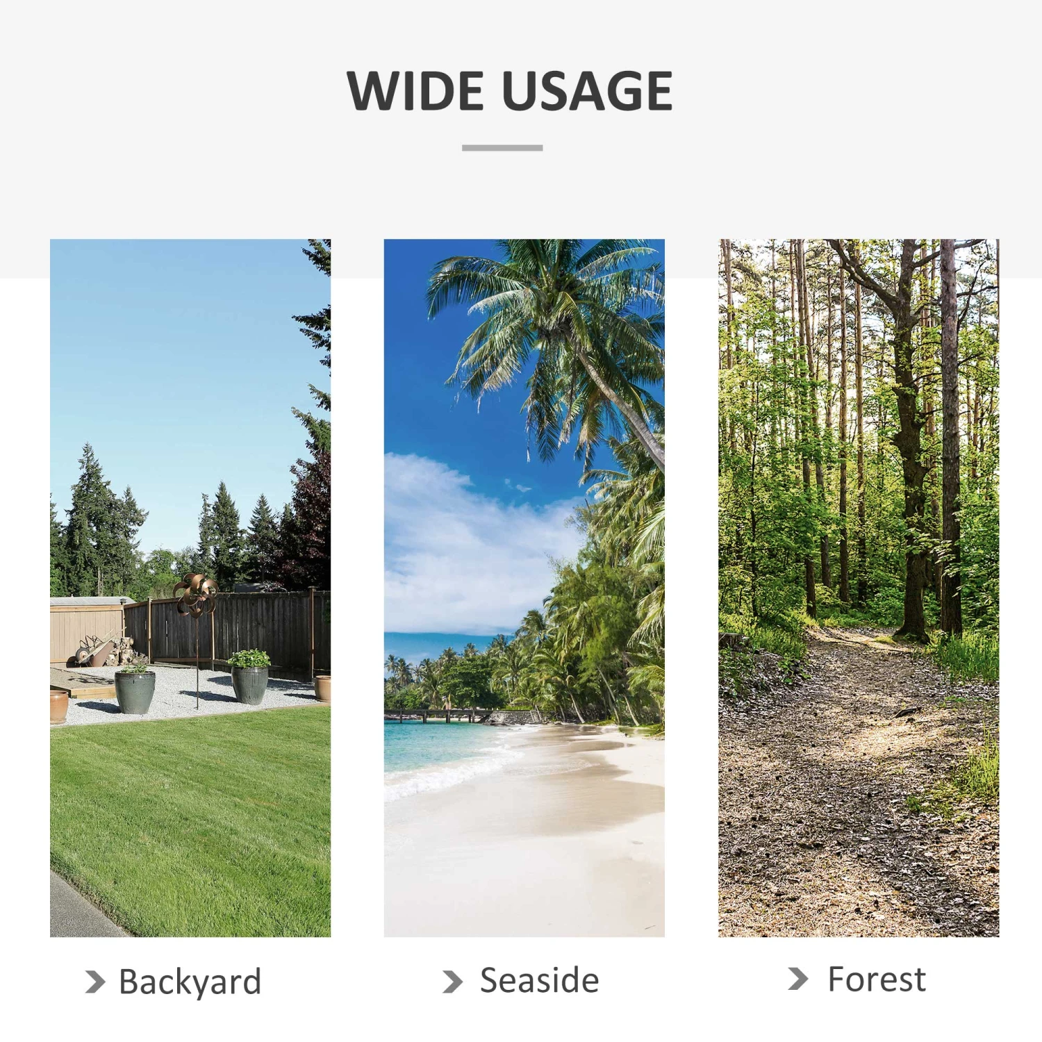 Outsunny Outdoor Hammock With Stand & Accessories, Heavy Duty Wooden Frame, Sun Shade Visor Canopy, Indoor Outside Boho Style Nap Bed, Natural Cotton, White 4 Outsunny Outdoor Hammock With Stand & Accessories, Heavy Duty Wooden Frame, Sun Shade Visor Canopy, Indoor Outside Boho Style Nap Bed, Natural Cotton, White - Image 4