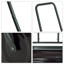 Outsunny 20-Inch Push/Tow Behind Lawn Roller Filled With 10 Gal Water Or Sand, Perfect For Flattening Sod In The Garden -Outsunny HdGd4d17fe87ac946