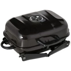 Outsunny 14" Portable Charcoal Grill, Tabletop Small BBQ Grill For Outdoor Cooking, Camping, Tailgating, Enamel Coated, Vent, Folding Legs, Black 26 Outsunny 14" Portable Charcoal Grill, Tabletop Small BBQ Grill For Outdoor Cooking, Camping, Tailgating, Enamel Coated, Vent, Folding Legs, Black -Outsunny HqL37417e6a0dea7e
