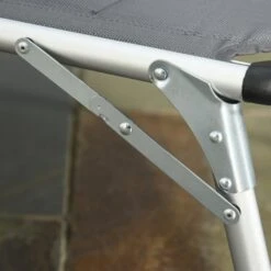 Outsunny Padded Patio Sun Lounge Chair, Foldable Reclining Chaise Lounge With 5 Position Adjustable Backrest & Comfortable Pillow For Outdoor Garden Porch, Grey -Outsunny HvUb4c17e68c450fd