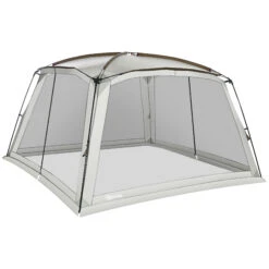 Outsunny 12' X 12' Screen House Room, UV50+ Screen Tent With 2 Doors And Carry Bag, Easy Setup, For Patios Outdoor Camping Activities