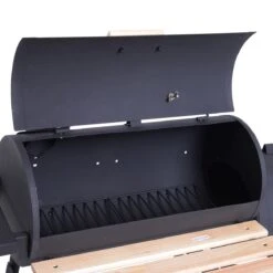 Outsunny 48" Charcoal BBQ Grill And Smoker Combo With Wheels Steel Portable Backyard BBQ Grill -Outsunny ITH1e717e7210afe1
