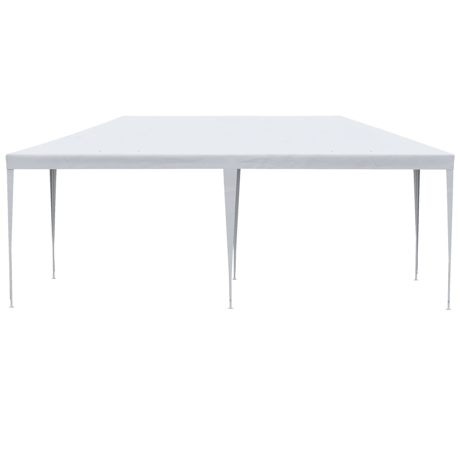 Outsunny Large 20' X 10' Gazebo Canopy Party Tent With 4 Removable Window Side Walls, Outdoor Events - White 9 Outsunny Large 20' X 10' Gazebo Canopy Party Tent With 4 Removable Window Side Walls, Outdoor Events - White - Image 9