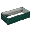 Outsunny 49" X 26" X 12" Backyard Galvanized Metal Raised Garden Bed - Green