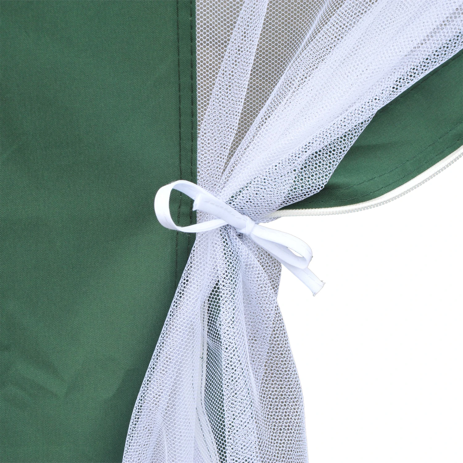 Outsunny 13ft X 13ft Outdoor Party Tent Hexagon Sun Shelter Canopy With Protective Mesh Screen Walls & Proper Sun Protection, Green 9 Outsunny 13ft X 13ft Outdoor Party Tent Hexagon Sun Shelter Canopy With Protective Mesh Screen Walls & Proper Sun Protection, Green - Image 9