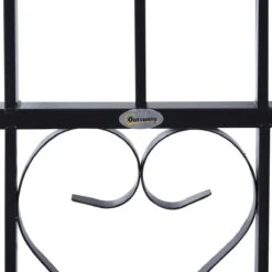 Outsunny 6.7' Steel Garden Arch Arbor With Scrollwork Hearts, Planter Boxes For Climbing Vines, Ceremony, Weddings, Party, Backyard, Lawn, Gray 29 Outsunny 6.7' Steel Garden Arch Arbor With Scrollwork Hearts, Planter Boxes For Climbing Vines, Ceremony, Weddings, Party, Backyard, Lawn, Gray -Outsunny JLia3517e670cded7