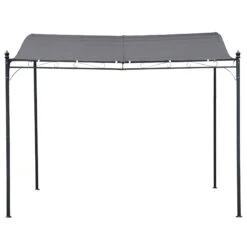 Outsunny 10' X 10' Steel Outdoor Pergola Gazebo Patio Canopy With Durable & Spacious Weather-Resistant Design, Grey -Outsunny KLS2c917fb4a633db