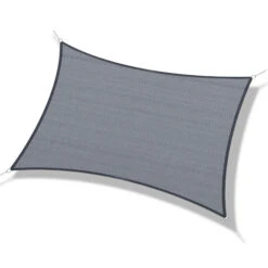 Outsunny 13' X 20' Rectangle Sun Shade Sail Canopy Outdoor Shade Sail Cloth For Patio Deck Yard With D-Rings And Rope Included - Gray 25 Outsunny 13' X 20' Rectangle Sun Shade Sail Canopy Outdoor Shade Sail Cloth For Patio Deck Yard With D-Rings And Rope Included - Gray -Outsunny KLof5e1831bfcb763