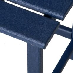 Outsunny 15" Outdoor Side Table, Square Patio Accent Table, Durable HDPE Plastic Tea Table For Adirondack Chair, Backyard, Garden, Lawn, Blue -Outsunny Kdh6cc17ed37bb70a