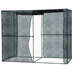 Outsunny 4' X 8' Walk-in Crop Cage With High-Quality HDPE Cover & 2 Zippered Doors For Plants/Herbs -Outsunny L7I2fb1831ce6a893