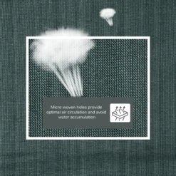 Outsunny 16' X 20' Sun Shade Sail Canopy, Rectangle UV Block Awning For Patio Garden Backyard Outdoor, Green -Outsunny LFga0918171d09469