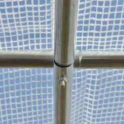 Outsunny 26' X 10' X 7' Walk-In Greenhouse Tunnel, Large Gardening Plant Hot House With Zipper Doors For Backyard, White -Outsunny LG775617f2768bf5d