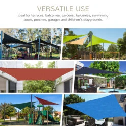 Outsunny 24' X 24' Sun Shade Sail Canopy, UV Block For Patio Backyard Lawn Garden, Sand -Outsunny LgN75618243e794e0