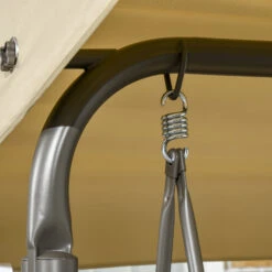 Outsunny 3-Seat Patio Swing Chair, Outdoor Canopy Swing Glider With Cushion, Adjustable Shade, And Slatted Design, For Porch -Outsunny Li7d4d188d32bdacf